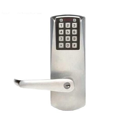 KABA PowerPlex P201U - Electronic Self Powered Pushbutton Exit Trim Lever - Schlage  'C'  - 626 - S KABA-P201UXSLL62641